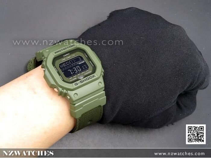 世界的に G-Lide G-Shock Casio Double GLS Watch Band Nylon Stopwatch 時計