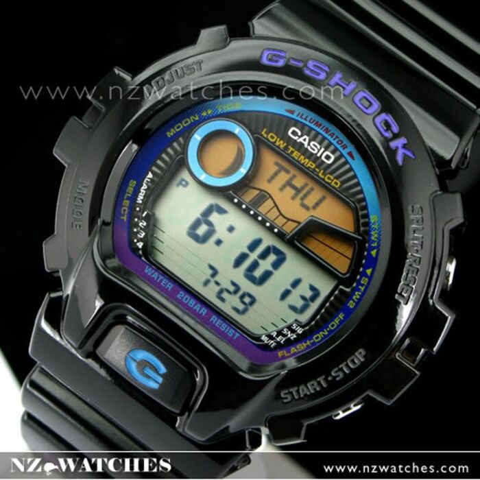BUY Casio G-Shock Flash Alert Moon Phase Watch GLX-6900-1, GLX6900 Buy Watches Online | CASIO NZ Watches