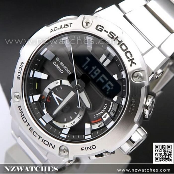 時計 G-SHOCK GST-B200D-1AJF Bluetooth G-Shock G-STEEL GST-B200 Carbon Core, Tough Solar, Bluetooth