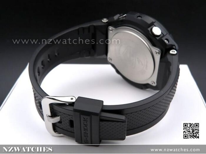 Casio G-Shock Analog Digital Solar Resin Band All Black Watch GST