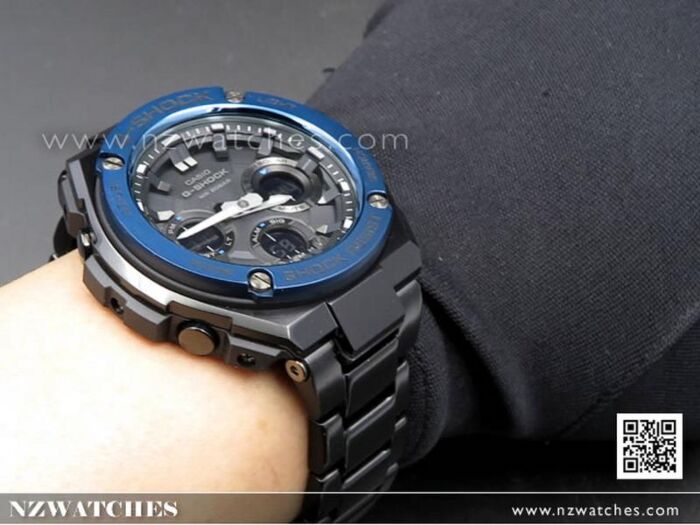 BUY Casio G-Shock Analog Digital Solar Black Blue Sport