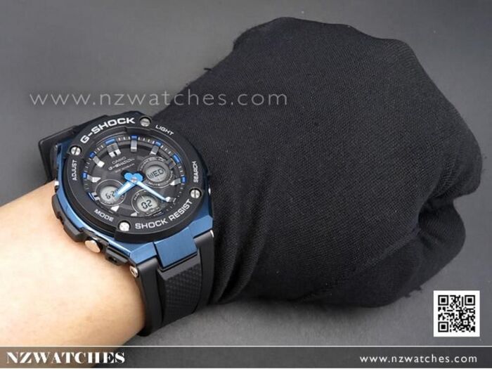 時計 G-SHOCK GST-S300G CASIO G-Shock G-Steel 'Black' GST-S300G-1A1