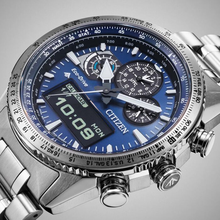 Citizen Promaster Skyhawk Eco-Drive U830 Blue Dial Watch JV2000-51L