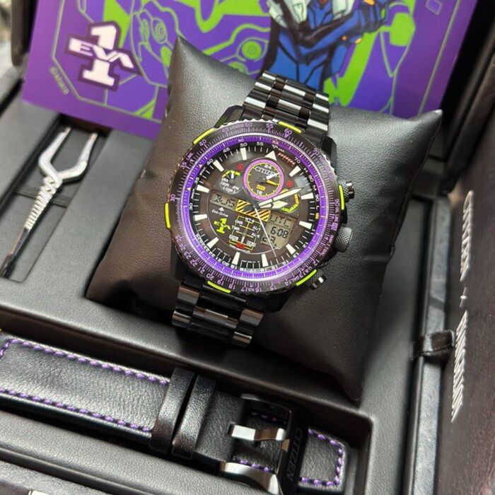 BUY CITIZEN x EVANGELION EVA-01 Eco-Drive Radio-Controlled