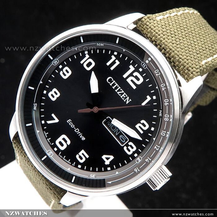 BUY Citizen Eco Drive Military Style Black Dial Mens Watch BM8590 10E CITIZEN Watches Online NZ Watches