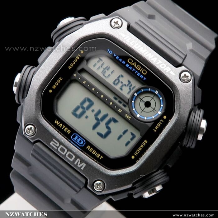 BUY Casio Man Resin Band 200M Digital Watch DW 291HX 1A CASIO Watches Online NZ Watches