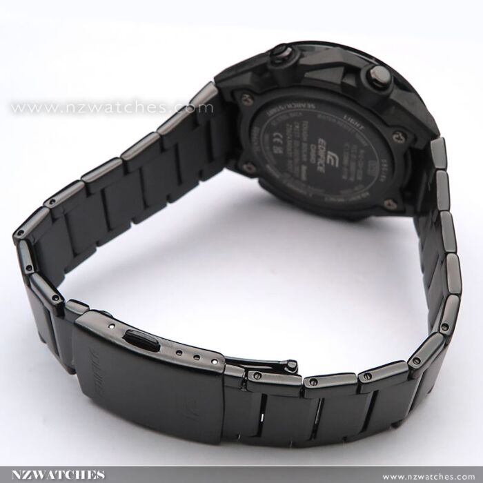 Casio edifice all black hot sale