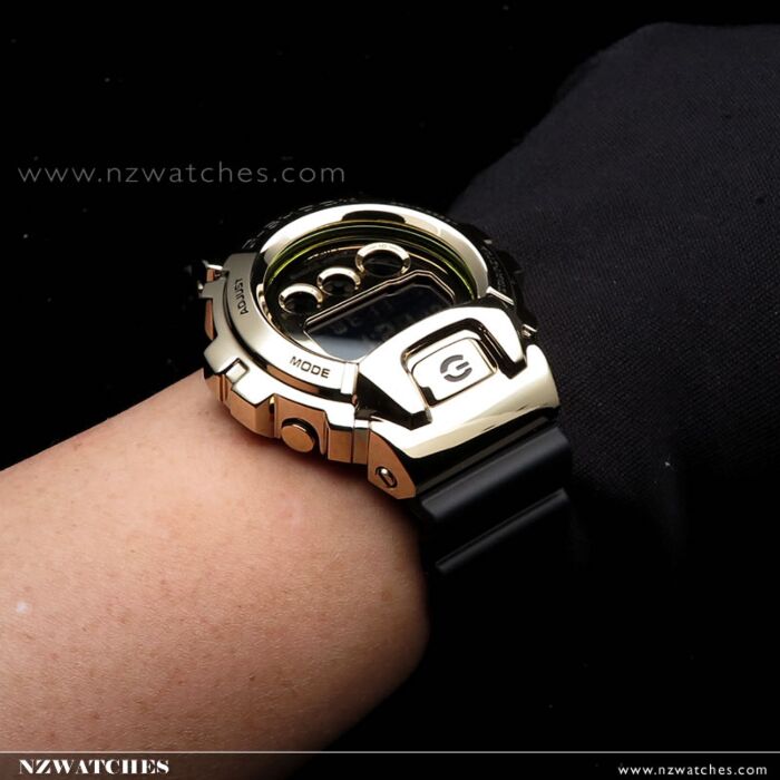 BUY Casio G Shock Gold Tone Stainless Steel Case Sport Watch GM 6900G 9 GM6900G CASIO Watches Online NZ Watches