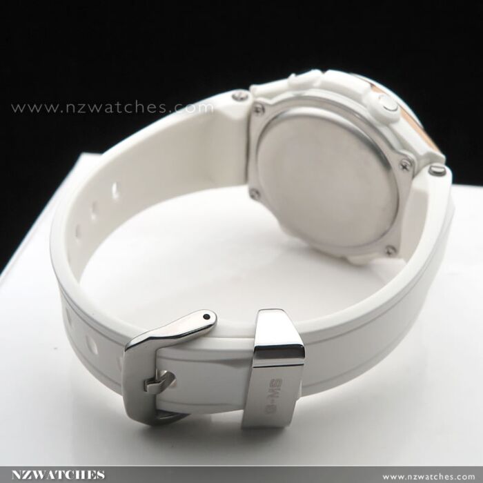 BUY Casio Baby-G G-MS White x Rose Gold Ladies Watch MSG