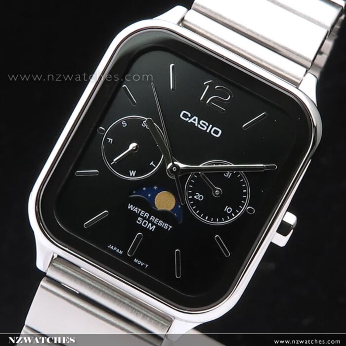 BUY Casio Quartz Moonphase Stainless Steel Watch MTP-M305D-1AV, MTPM305D |  CASIO Watches Online - NZ Watches