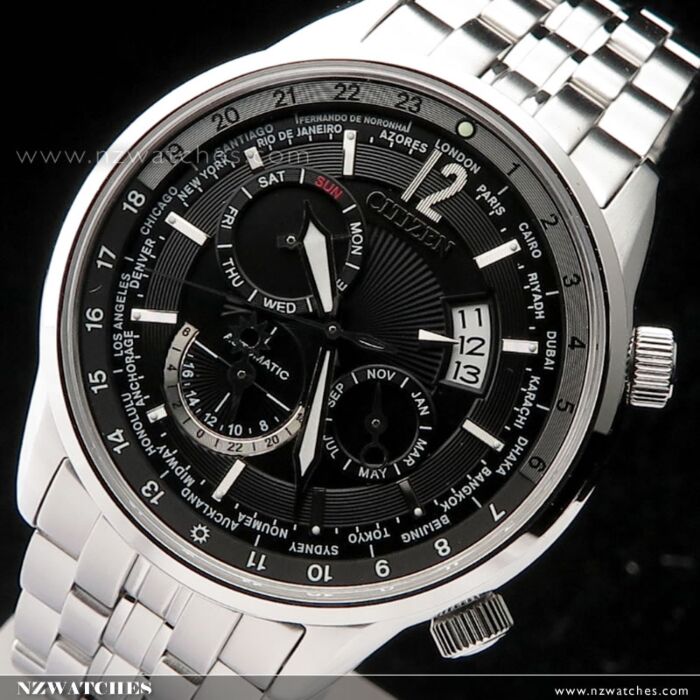 Citizen eco drive chronograph world time cheap