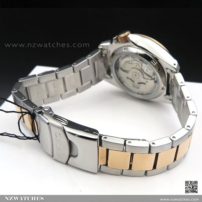 BUY Seiko 5 Sports Two Tone Rose Gold Automatic Watch SRPE58K1 SEIKO Watches Online NZ Watches