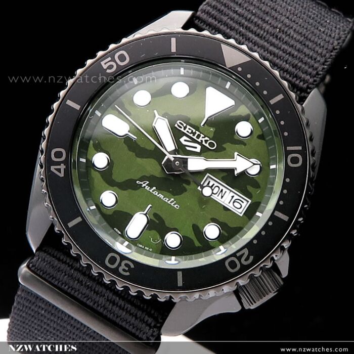 Seiko 5 Sport Camouflage SKX Street Style Automatic Watch SRPJ37K1