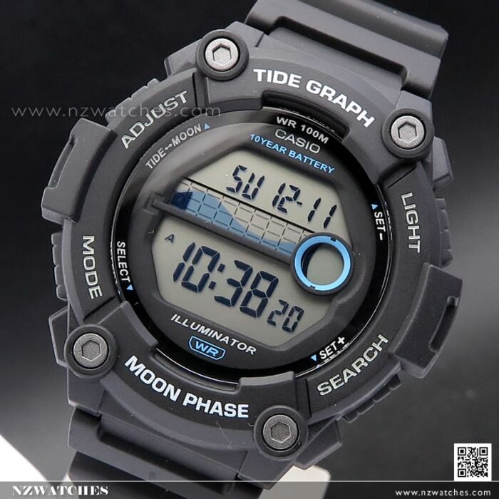 BUY Casio Moon Data Tide graph Digtial Watch WS 1300H 1AV WS1300H