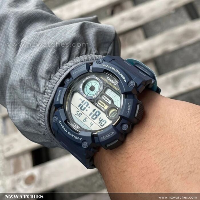BUY Casio Digital Moon Phase Fishing Level Sport Watch WS 1500H 2AV WS1500H CASIO Watches Online NZ Watches