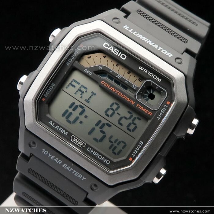 Casio digital watch with cheap countdown timer