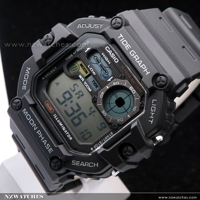 Casio Tide Graph Moonphase 100M Marine Digital Watch WS-1700H-1AV