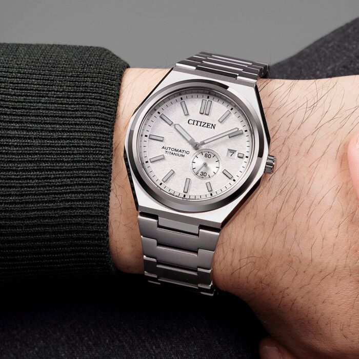 Citizen Automatic Small Seconds Sapphire Super Titanium Watch