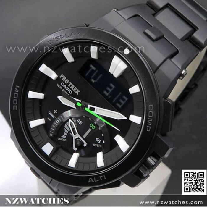 Casio ProTrek Solar Sapphire Tide Moon Data MULTIBAND 6 Watch PRW