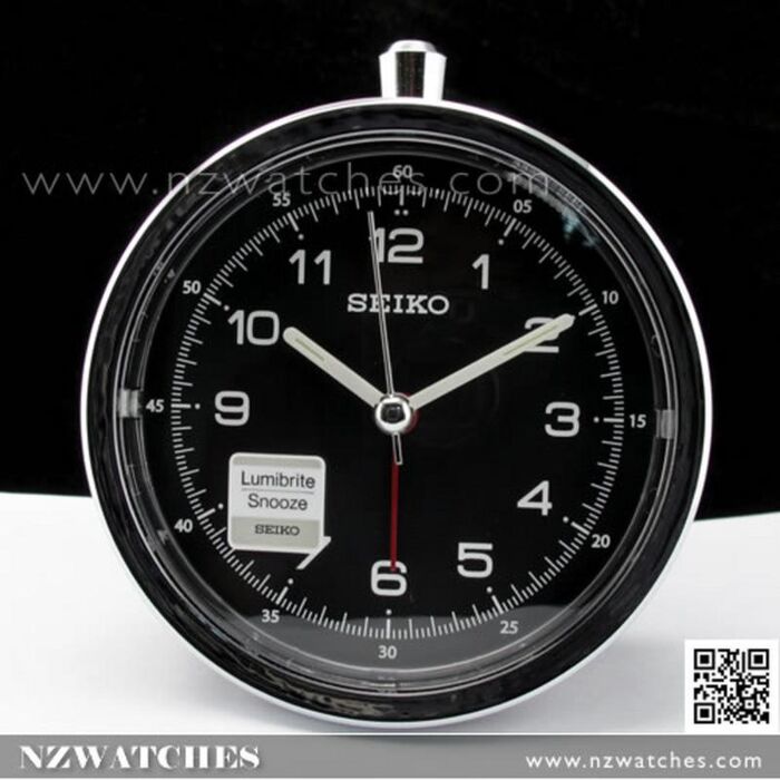 BUY Seiko Sweep second hand Bedside Alarm Clock QHE088K Buy Watches