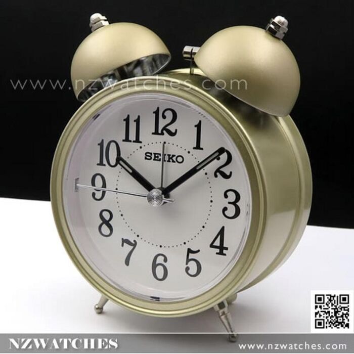 BUY Seiko Sweep second hand Alarm Clock QHK035G - Buy Watches Online | SEIKO  NZ Watches