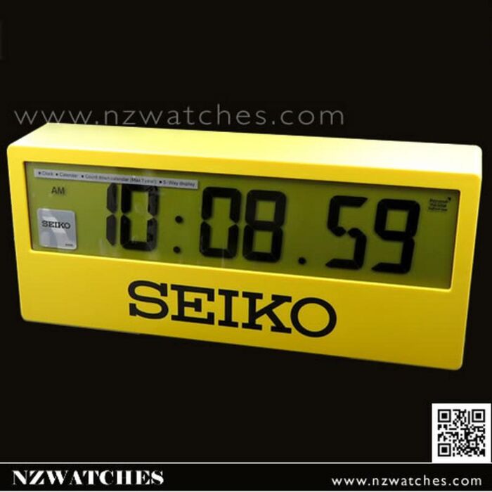 BUY Seiko Large Digital Wall Clock Table Clock QHL073Y - Buy Watches Online  | SEIKO NZ Watches