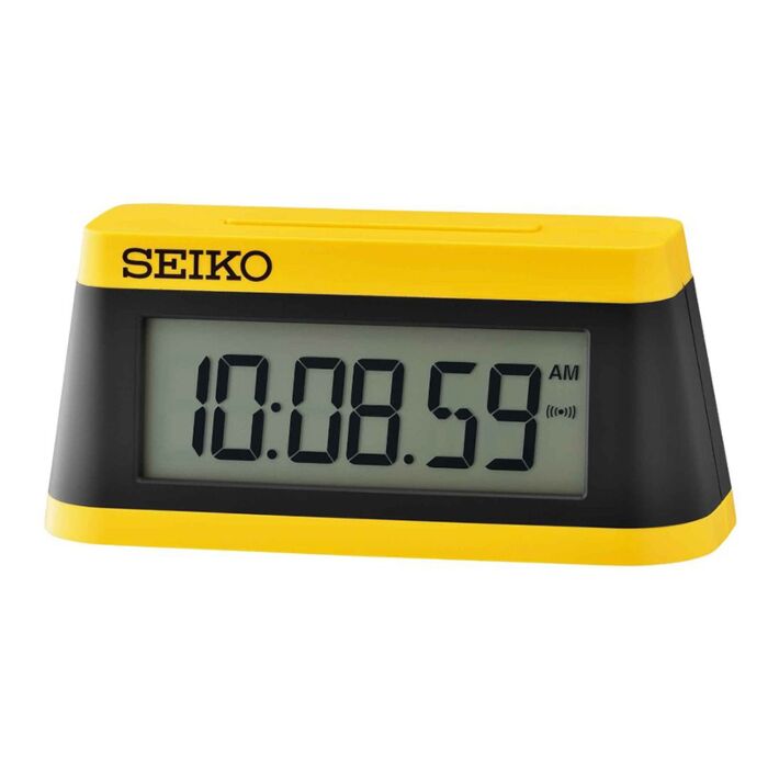 BUY Seiko Miniature Marathon Timer Alarm Clock QHL091Y | SEIKO Watches  Online - NZ Watches