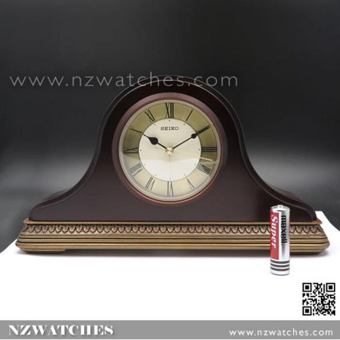 BUY Seiko Wooden Mantel Clock QXE017B - Buy Watches Online | SEIKO