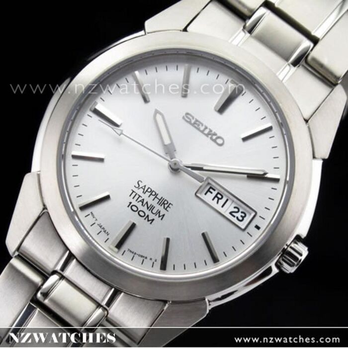 BUY Seiko Quartz Titanium Sapphire Crystal Analog Mens Watch SGG727P1  SGG727 - Buy Watches Online | SEIKO NZ Watches