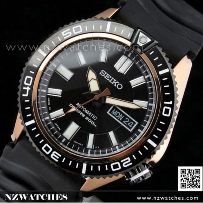 BUY Seiko Superior Automatic 200M Diver Rose Gold Watch SKZ330J1 Made in  Japan - Buy Watches Online | SEIKO NZ Watches