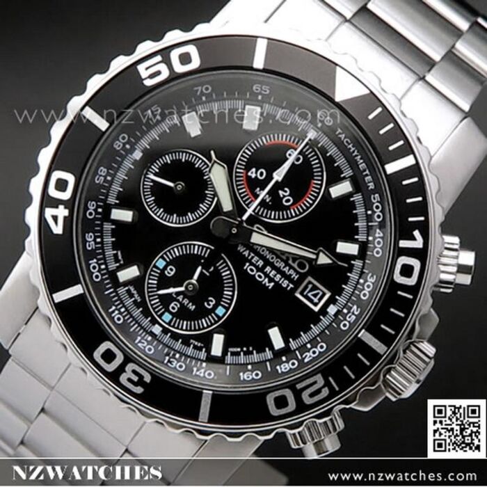 BUY Seiko Chronograph Daytona Alarm Watch 100M Sport Watch SNA225P1, SNA225  - Buy Watches Online | SEIKO NZ Watches