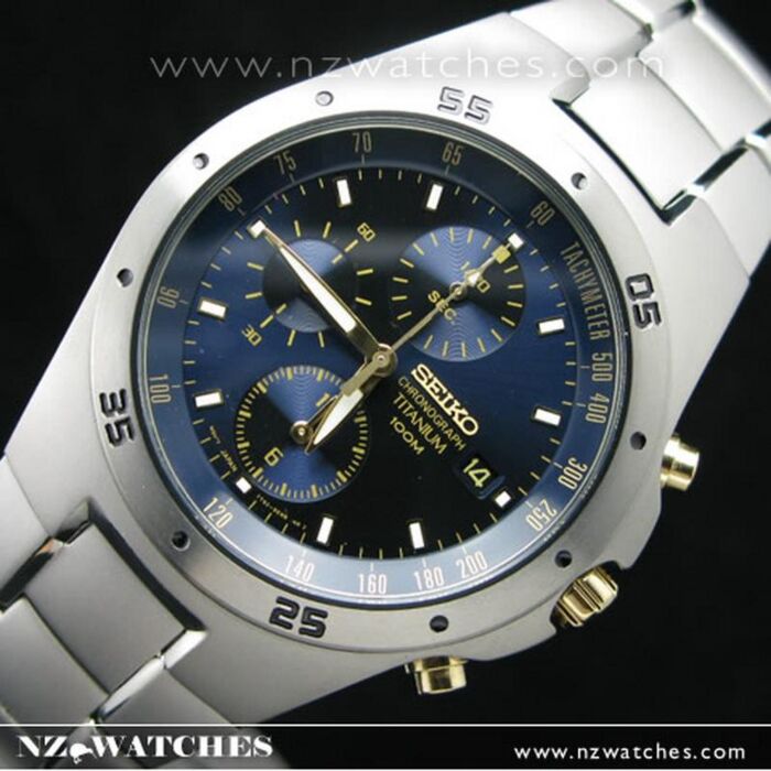 BUY Seiko titanium watch 100m Chronograph watches SND449P1 - Buy Watches  Online | SEIKO NZ Watches