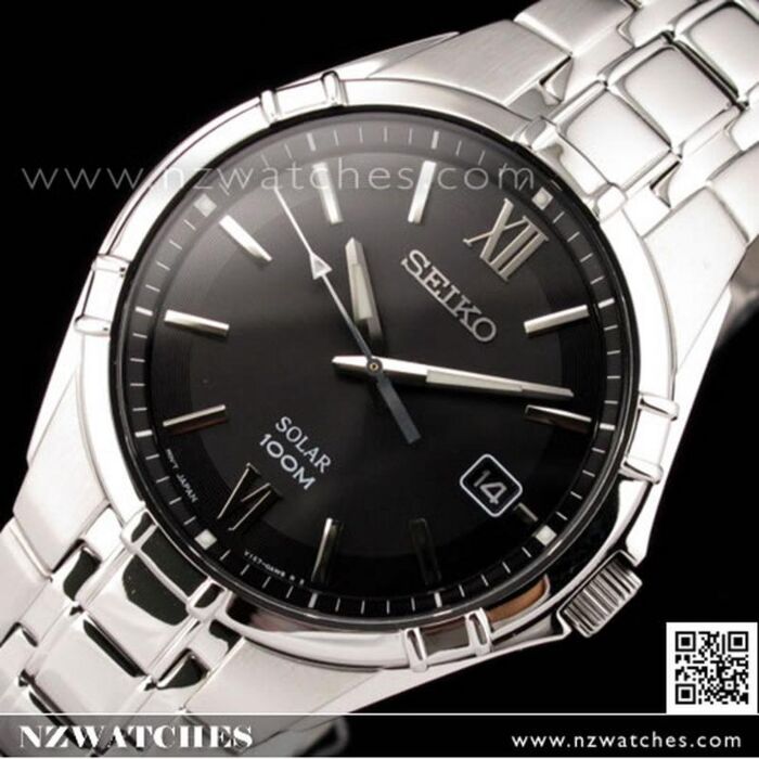 BUY Seiko Solar Powered Mens Watch SNE215P1, SNE215 - Buy Watches Online |  SEIKO NZ Watches