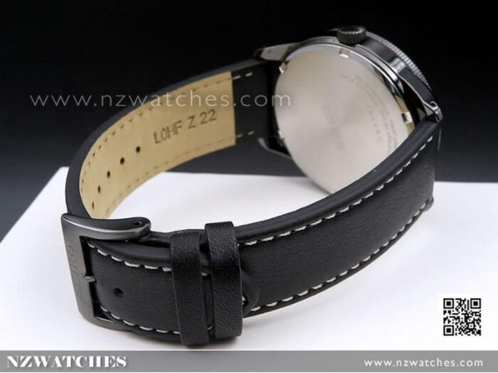 Seiko Solar Powered Leather Strap Mens Watch SNE477P1, SNE477