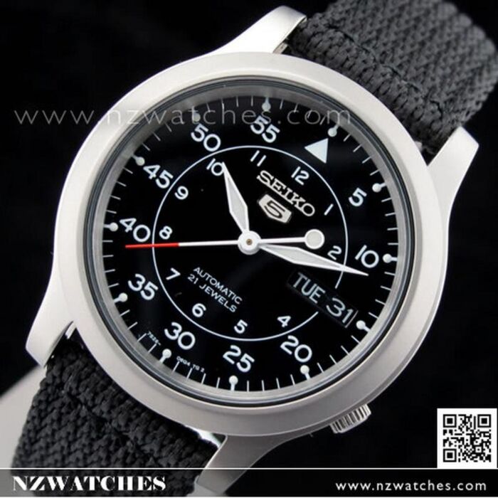 BUY Seiko 5 Military Automatic Watch See-thru Back Nylon SNK809K2 - Buy  Watches Online | SEIKO NZ Watches