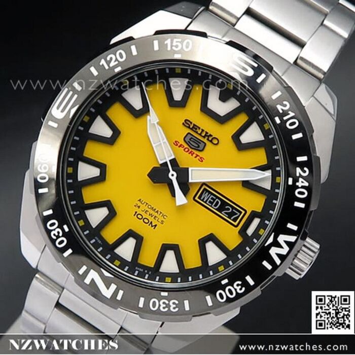 BUY Seiko 5 Automatic 100m Yellow Dial Sport Watch SRP745K1, SRP745 - Buy  Watches Online | SEIKO NZ Watches