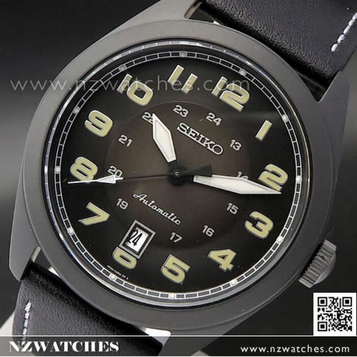 BUY Seiko Automatic Black Leather Mens Watch SRPC89K1, SRPC89 - Buy Watches  Online | SEIKO NZ Watches