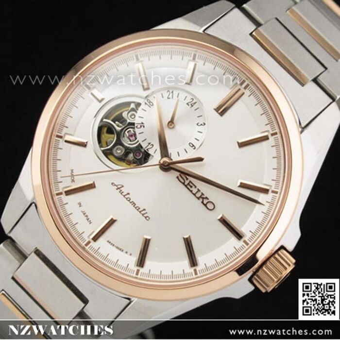 BUY Seiko Presage Mechanical Skeleton Rose Gold Mens Watch SSA160J1 SSA160 Japan Buy Watches Online SEIKO NZ Watches