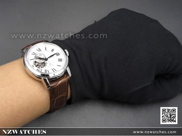 BUY Seiko Automatic White Dial Brown Leather Mens Watch SSA231K1 SSA231 Buy Watches Online SEIKO NZ Watches