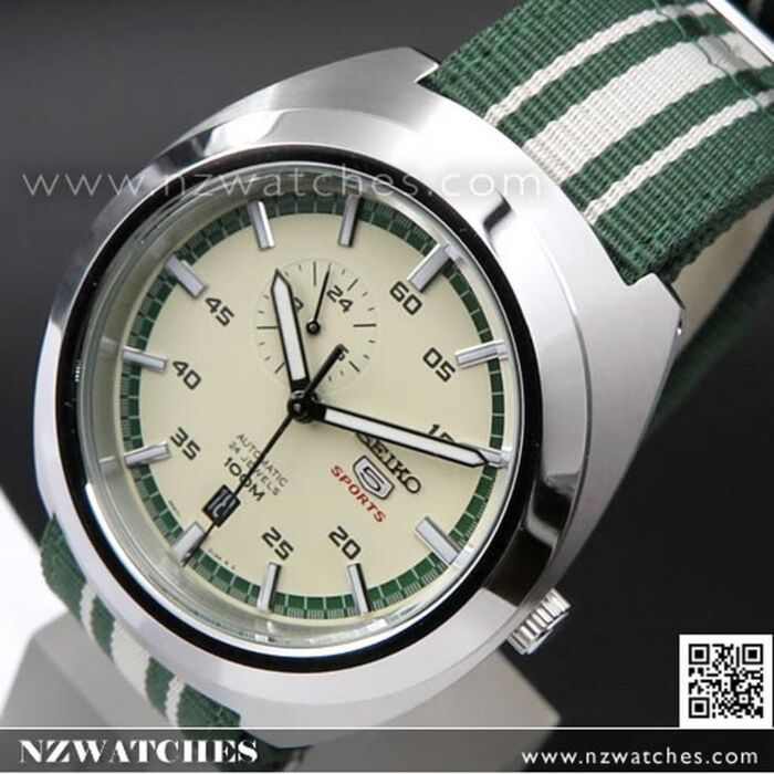 BUY Seiko 5 sport Helmet 100M Retro Automatic Nylon Sport Watch SSA285K1 SSA285 Buy Watches Online SEIKO NZ Watches