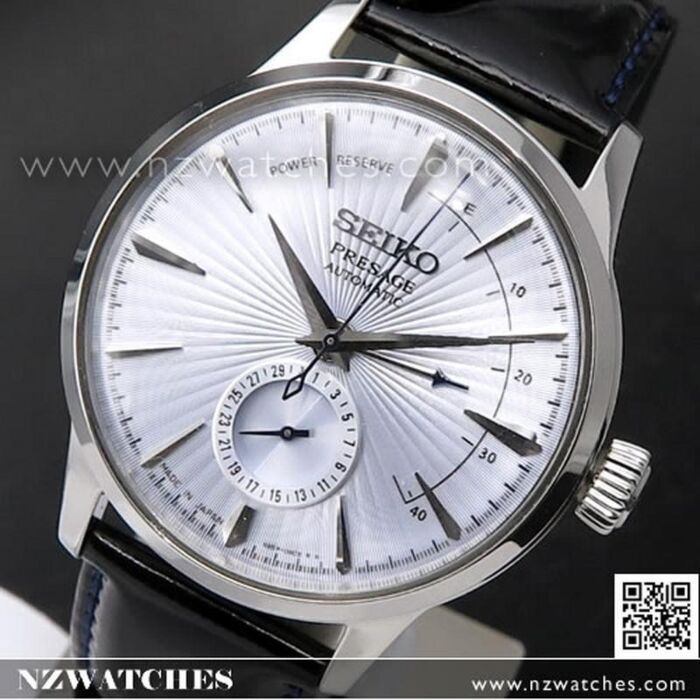 SEIKO PRESAGE Power Reserve Ice Blue Cocktail Time SSA343J1 Japan ...