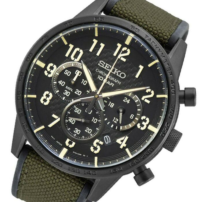 BUY Seiko Lord Chronograph Quartz Black Dial Mens Watch SSB369P1 | SEIKO  Watches Online - NZ Watches