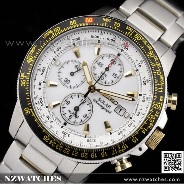 Seiko flightmaster on sale solar