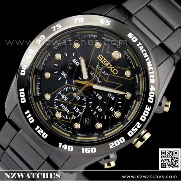 BUY Seiko Criteria Solar Chronograph Limited Edition Mens Watch SSC129P1,  SSC129 - Buy Watches Online | SEIKO NZ Watches