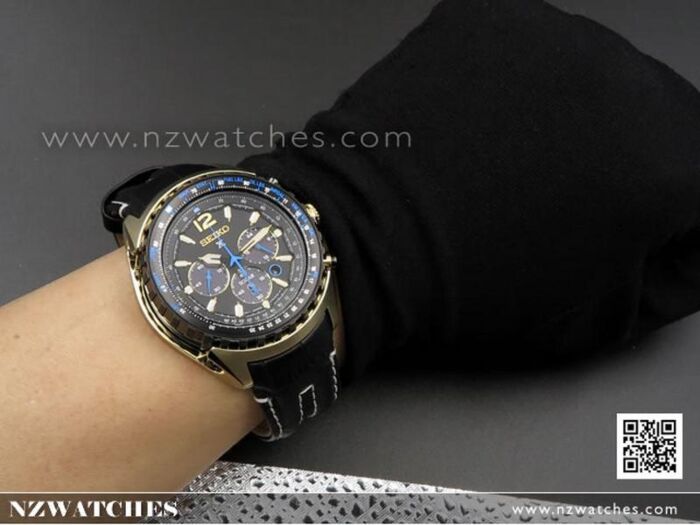 BUY Seiko Prospex Aviation Solar Sapphire Pilots Watch SSC264P1 SSC264 Buy Watches Online SEIKO NZ Watches