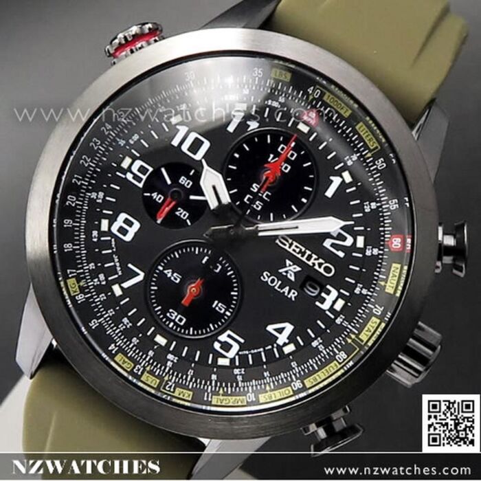 BUY Seiko Prospex Sky Chronograph Solar Pilots Watch SSC353P1