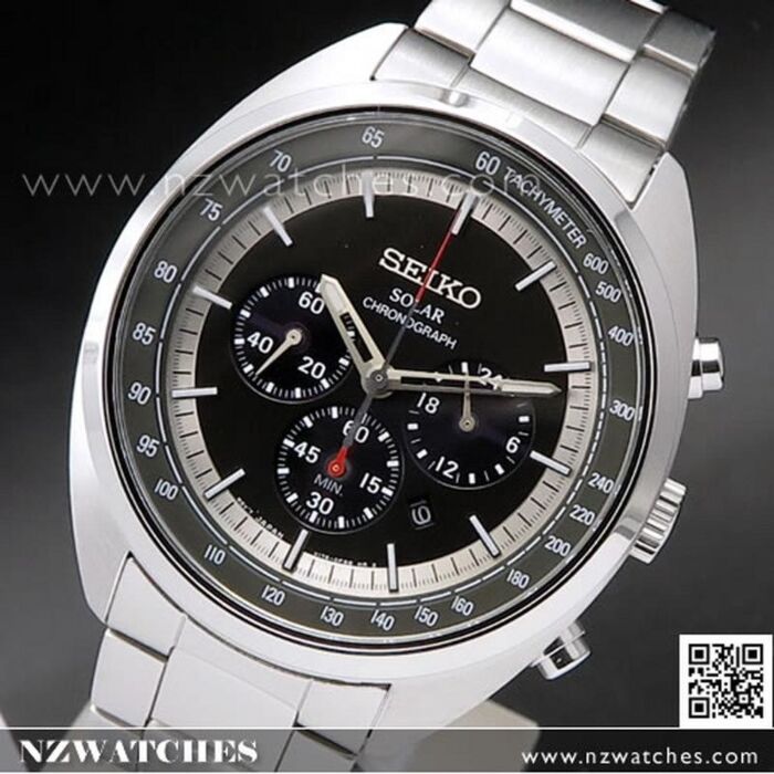 Seiko solar sales tachymeter