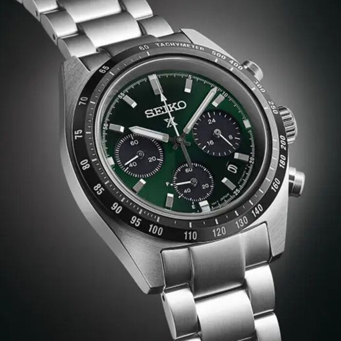 Seiko Prospex Speedtimer Solar Sapphire Chronograph Dark Green