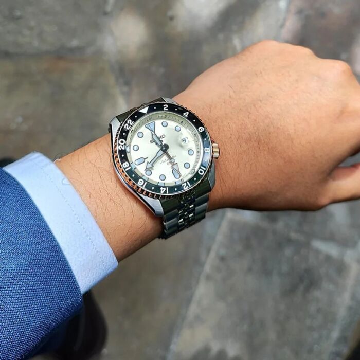 Seiko 5 Sports SKXs Series GMT Sunrise Limited Automatic Watch