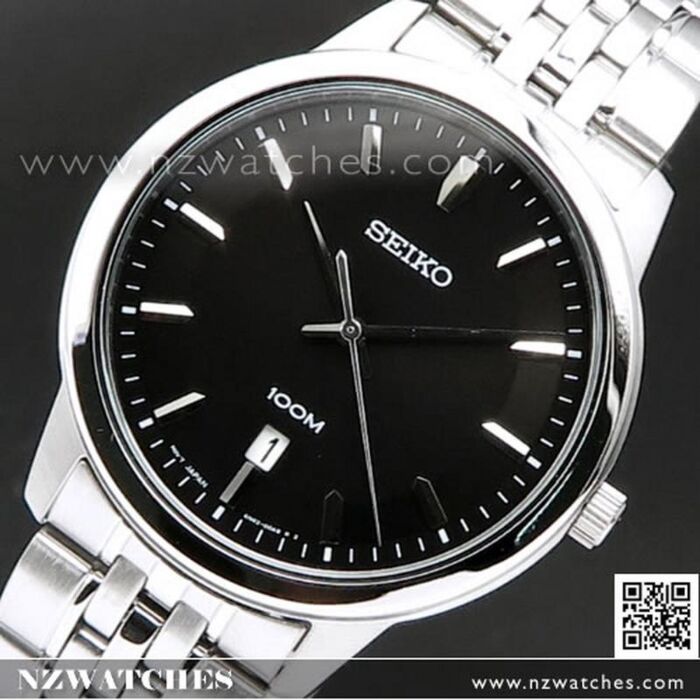 BUY Seiko Quartz 100M Black Dial Mens Watch SUR031P1, SUR031 - Buy ...